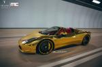Ferrari 458 Spider by MC Customs on Vellano Wheels 2014 года